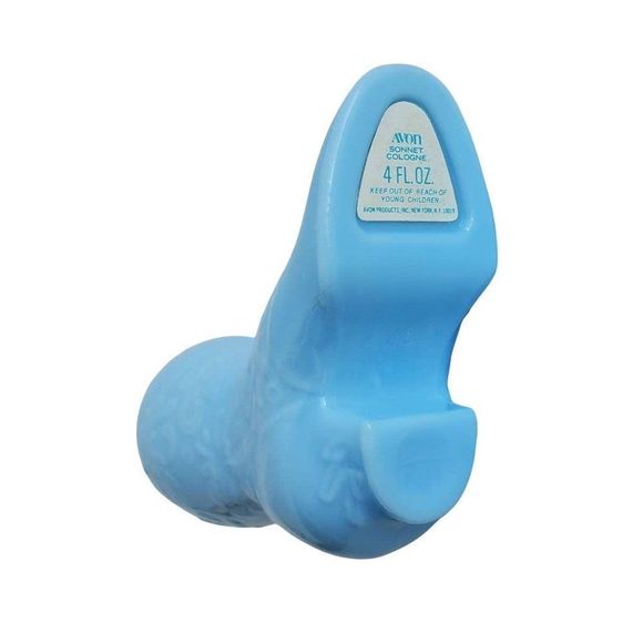 Vintage Avon Sonnet Cologne, 1972 Avon Collectible Bottle, Glass Boot - Picture 3 of 7